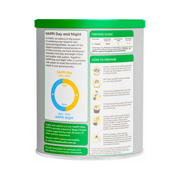 Sữa Happi Night số 2 (600g) cho bé từ 6-12 tháng tuổi