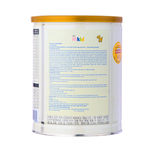 Sữa Dê Hikid tăng trưởng chiều cao cho trẻ từ 1-9 tuổi