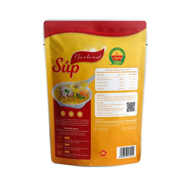 Súp nui óc heo cà rốt Cây Thị (260g)