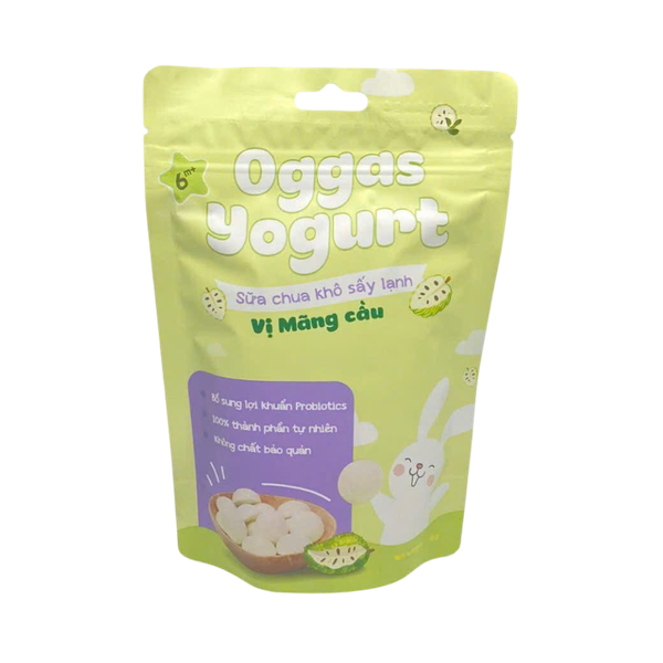 Sữa chua khô sấy lạnh Oggas vị mãng cầu
