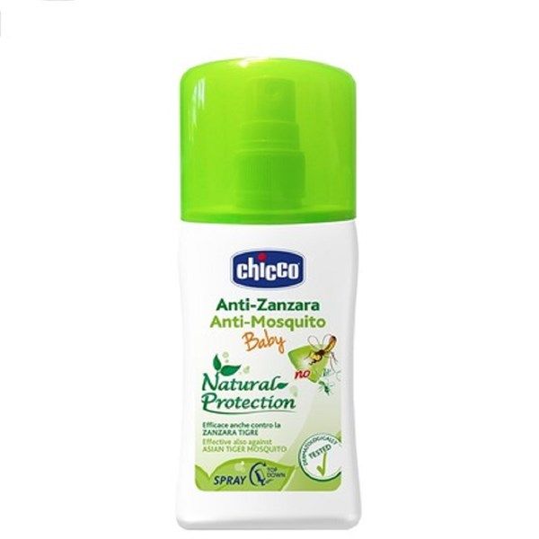 Xịt chống muỗi Chicco (bảo vệ da chiết xuất tinh dầu tự nhiên, mẫu mới)