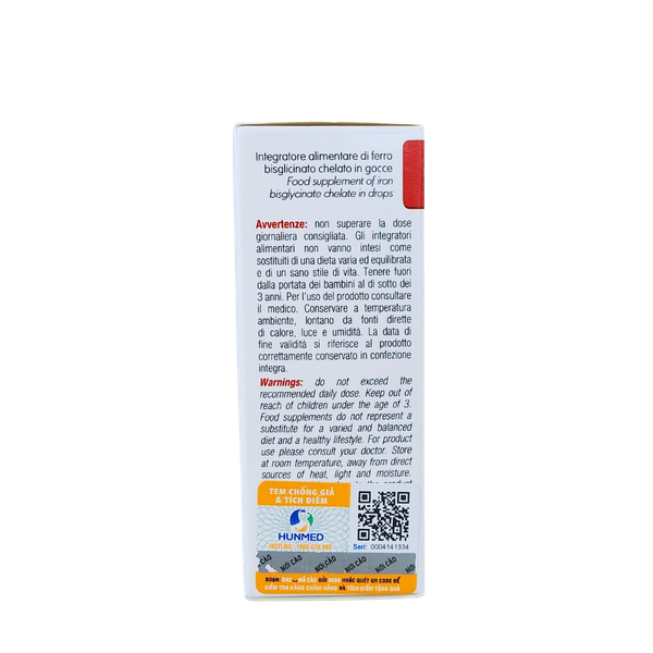 Sắt nước Ferrolip baby (dạng nhỏ giọt)