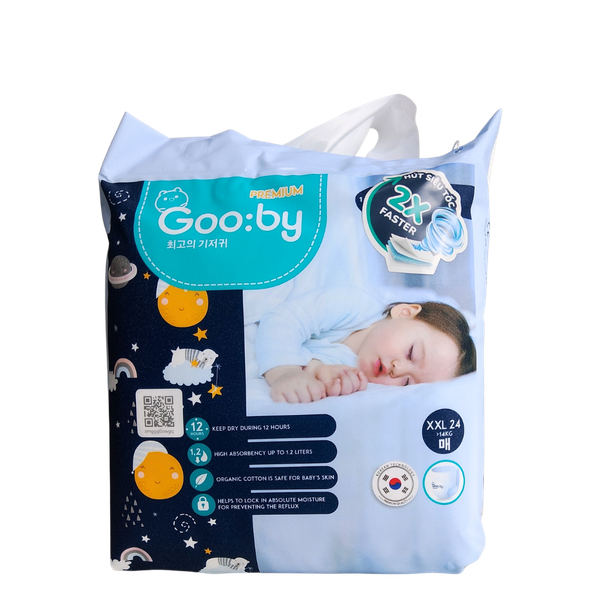 Tã Gooby Premium Đêm Quần XXL-26 (cũ XXL-24) (14 - 20 kg)