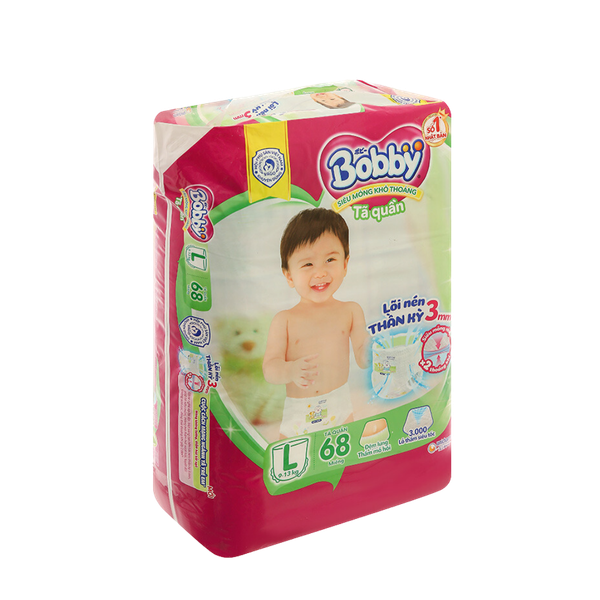 Tã Bobby quần L-68 (9 - 13 kg)