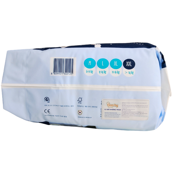 Tã Gooby Premium Đêm Quần M-34 (cũ M-32) (6 - 11 kg)