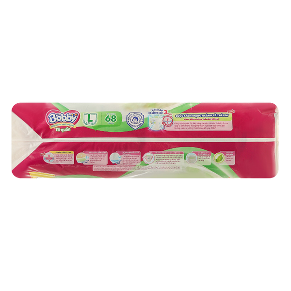 Tã Bobby quần L-68 (9 - 13 kg)