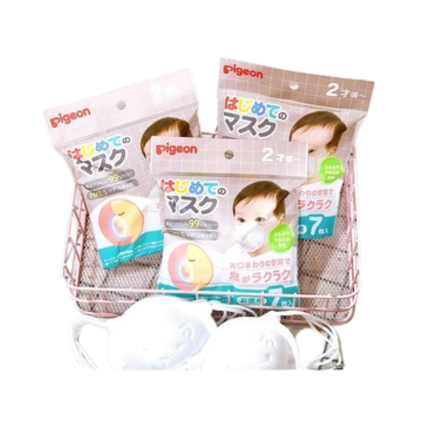 Khẩu trang gấu Pigeon Nhật (set 3 cái)