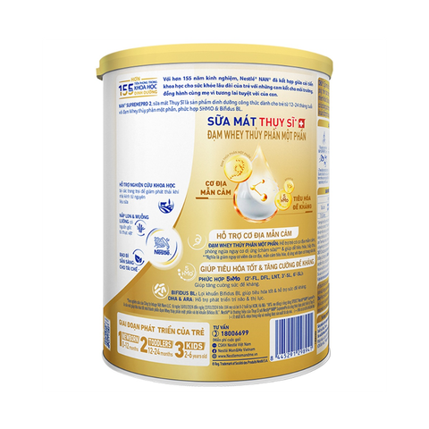 Sữa Nan Supreme Pro số 2 (800g) cho bé từ 12-24 tháng tuổi