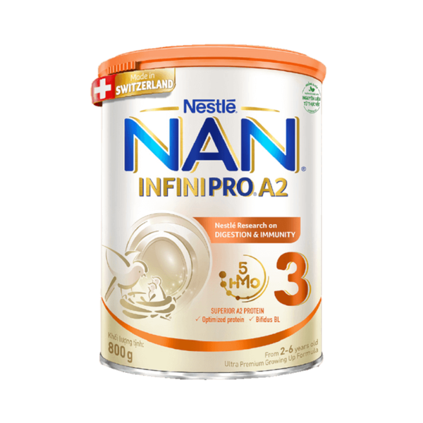 Sữa Nan InfiniPro A2 số 3 (800g) cho bé từ 2-6 tuổi