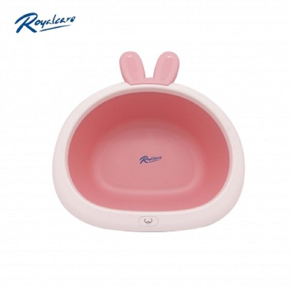 Chậu rửa mặt gấp gọn hình tai thỏ Royalcare 8901 hồng