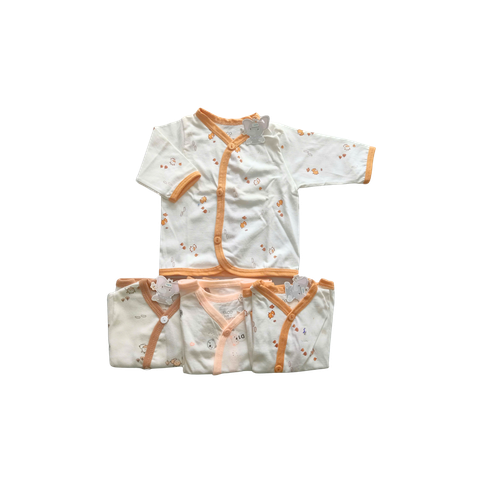 Áo sơ sinh tay dài cài chéo Taco (họa tiết)