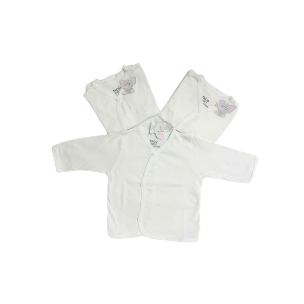 Áo ss tay dài cài chéo Taco (trơn)