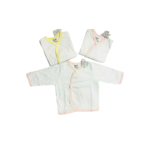 Áo ss tay dài cài chéo Taco (trơn)