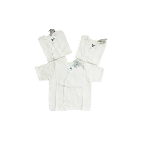 Áo ss tay ngắn cài chéo Taco (trơn)