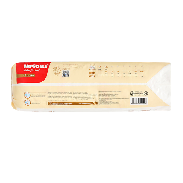 Tã Huggies Quần Skin Perfect L-60+6 (9 - 14 Kg)