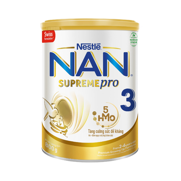 Sữa Nan Supreme Pro số 3 (800g) cho bé từ 2-6 tuổi