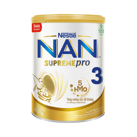 Sữa Nan Supreme Pro số 3 (800g) cho bé từ 2-6 tuổi