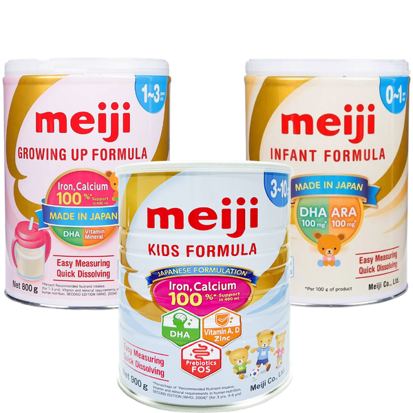 Sữa Meiji Nhập khẩu (3-10) - 900g cho bé từ 3-10 tuổi