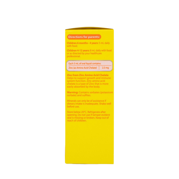 Nature’s Way Kids Smart Liquid ZinC - Bổ sung kẽm nước cho bé 100ml