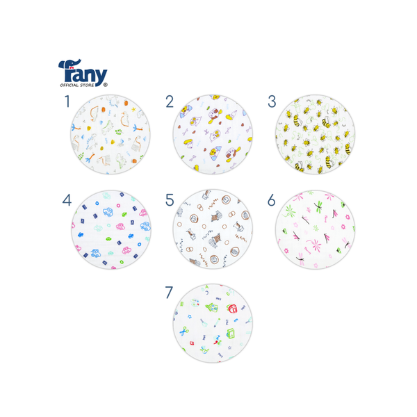 Khăn gạc tắm in Fany cao cấp 4 lớp