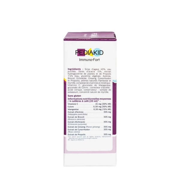 Siro Pediakid Immuno-Fort Tăng Đề Kháng Cho Trẻ 125Ml