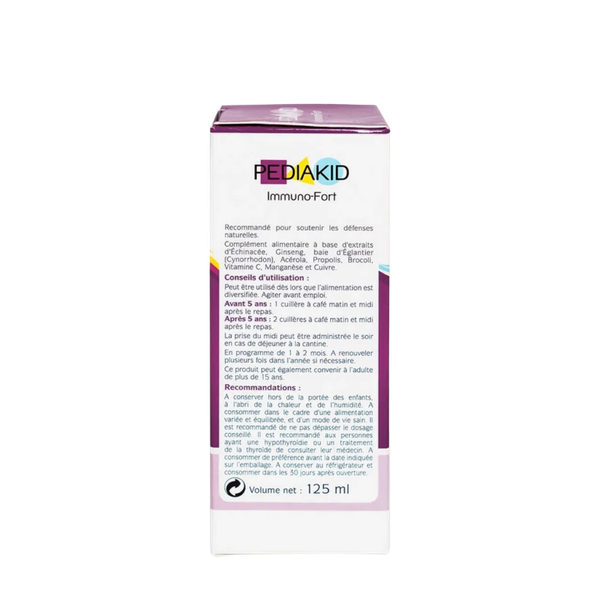 Siro Pediakid Immuno-Fort Tăng Đề Kháng Cho Trẻ 125Ml