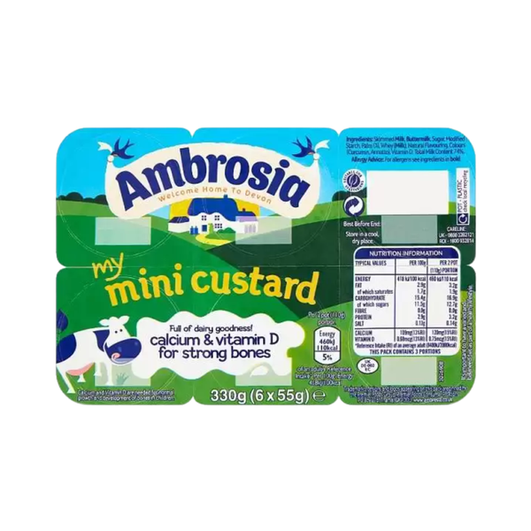 Váng sữa Ambrosia mini custard