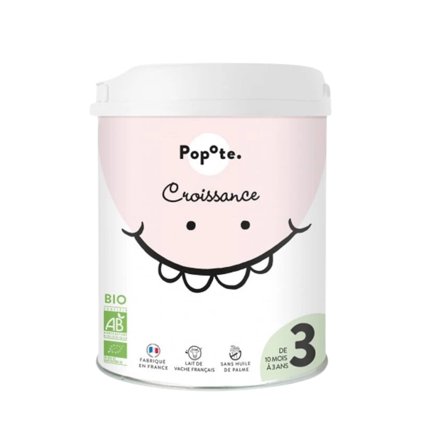 Sữa hữu cơ Popote số 3 (800g) cho bé từ 1-3 tuổi