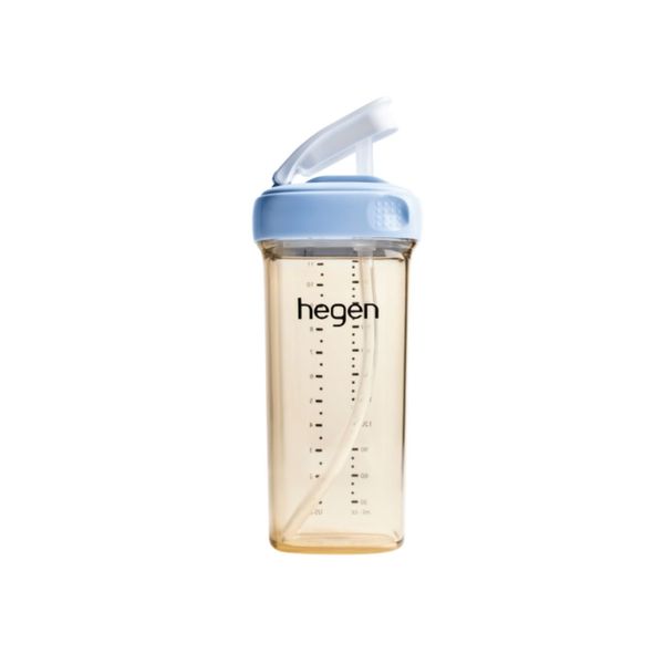 Bình tập uống Hegen Straw cup PPSU 330ml Blue