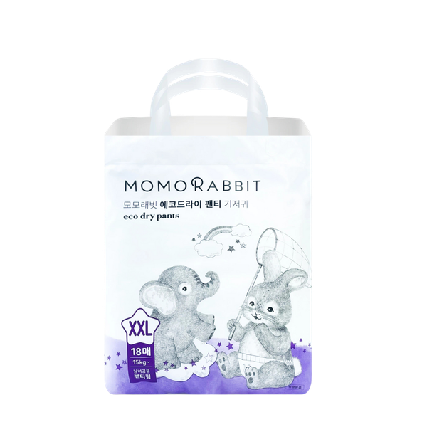 Tã Momo Rabbit Quần Đêm XXL-18 (> 15 kg)