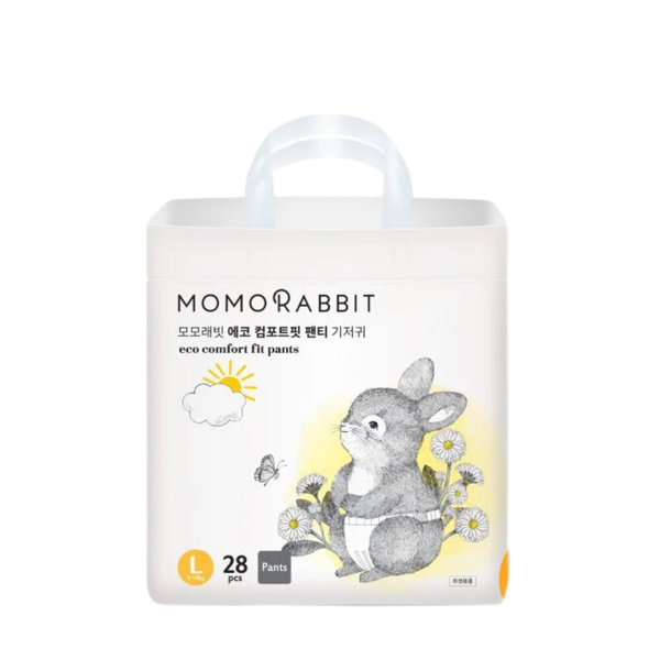 Tã Momo Rabbit Comfort Fit Quần Ngày L-28 (9 - 14 kg)