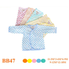 Áo cổ tim TD thiết kế chấm bi BB47 Babiboo