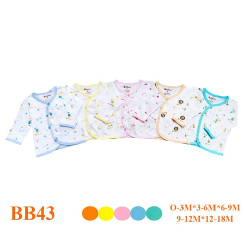 Áo cổ tim TD thiết kế in nhiều hình BB43 Babiboo