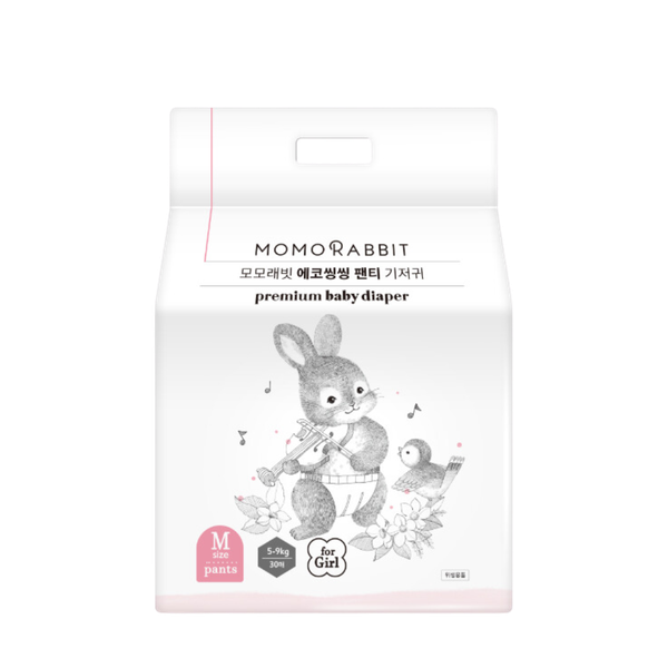 Tã Momo Rabbit Quần bé gái M-30 (5 - 9 kg)