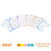 Áo sơ sinh cổ tim ngắn thiết kế in nhiều hình BABIBOO- BB45