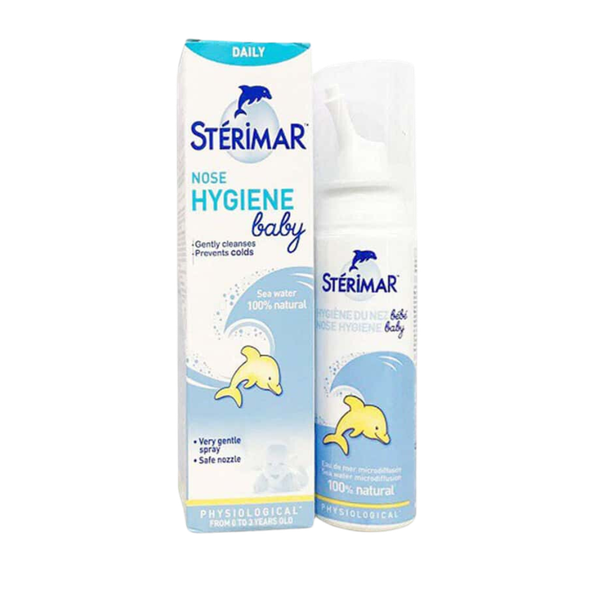 Dung dịch xịt mũi Sterimar Nose Hygiene Baby (0-3 tuổi,vệ sinh hàng ngày)