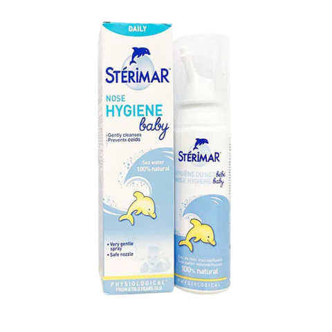Dung dịch xịt mũi Sterimar Nose Hygiene Baby (0-3 tuổi,vệ sinh hàng ngày)
