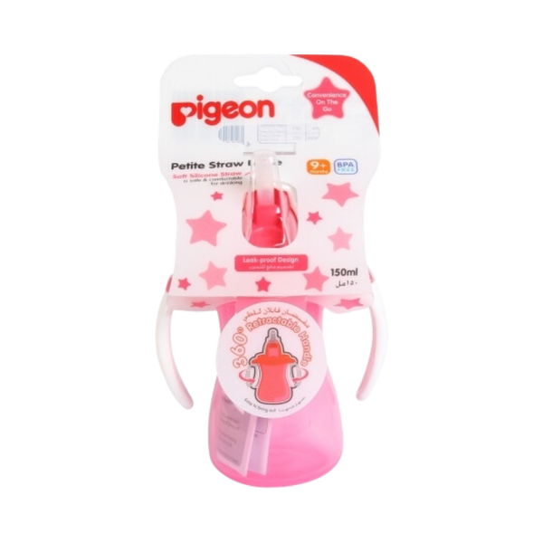 Bình nước tay cầm Pigeon 150ml đỏ