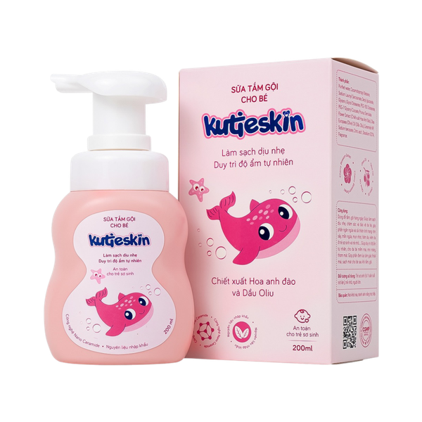 Sữa tắm gội cho bé Kutieskin 200ml
