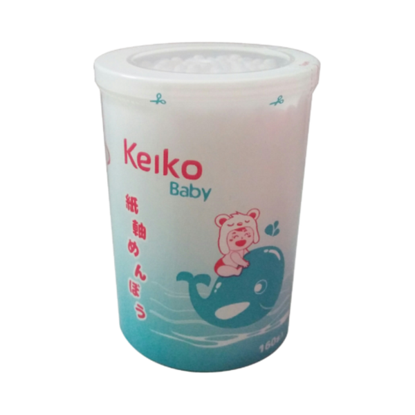 Tăm bông Keiko Baby 1 đầu xoắn