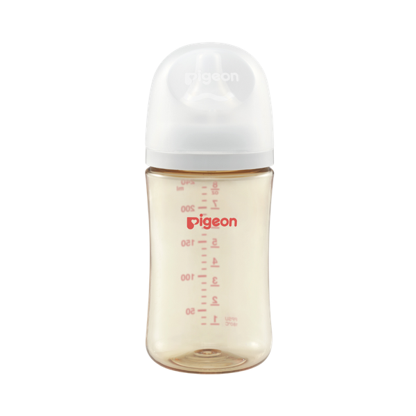 Bình sữa Pigeon PPSU Plus WN3 240ml trơn