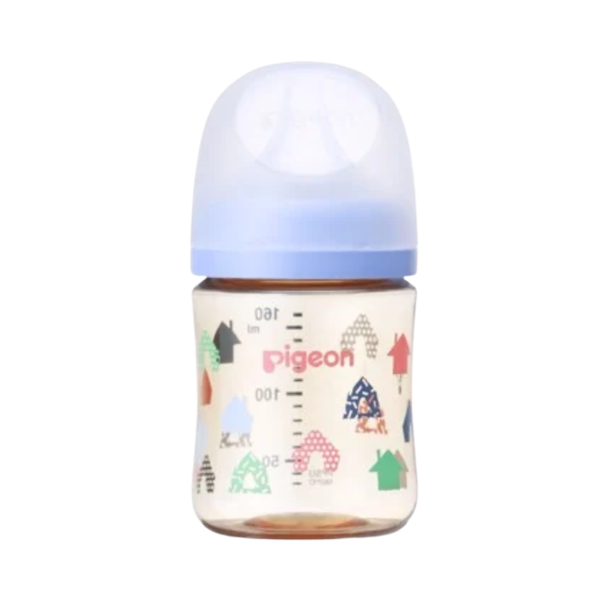 Bình sữa Pigeon PPSU Plus WN3 160ml ngôi nhà (nội địa Nhật)