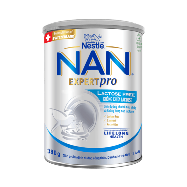 Sữa Nestle Nan Expert Pro Lactose Free 380g cho bé từ 0-3 tuổi