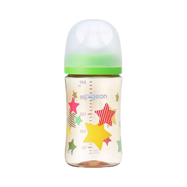 Bình sữa Pigeon PPSU Plus WN3 240ml ngôi sao (nội địa Nhật)