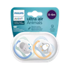 Ty ngậm thông khí hình thú bé trai Philips Avent 6-18m (vỉ đôi)
