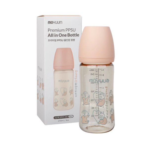 Bình sữa Moyuum em bé 270ml hồng