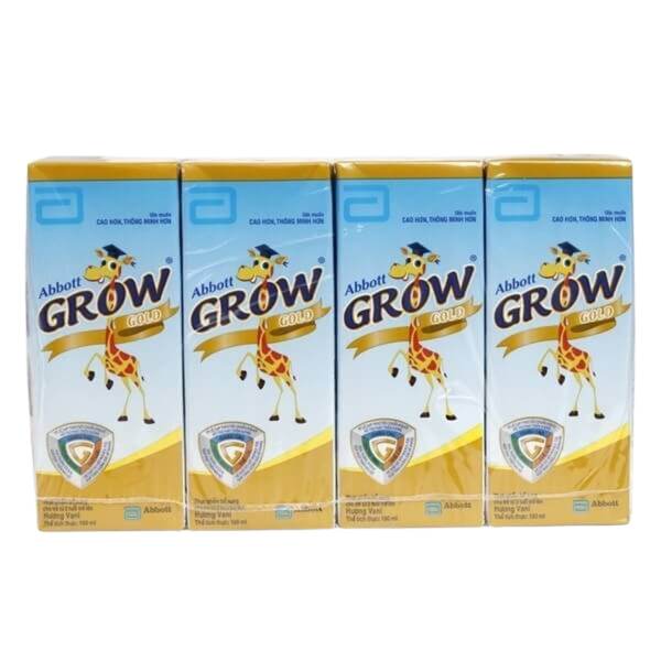 Sữa BPS Abbott Grow Gold hương vani 180ml (Lốc 4 hộp)