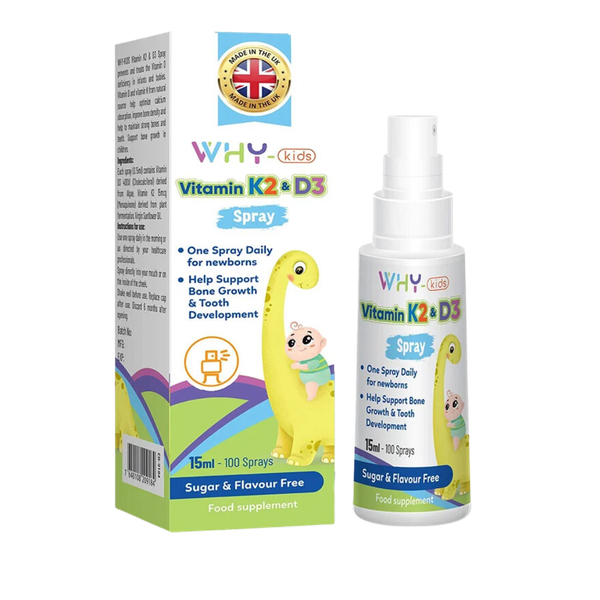 Vitamin D3 dạng xịt Why-Kids 15ml
