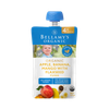 Trái cây và hạt xay nhuyễn táo chuối xoài và hạt lanh Bellamy's organic 4m+