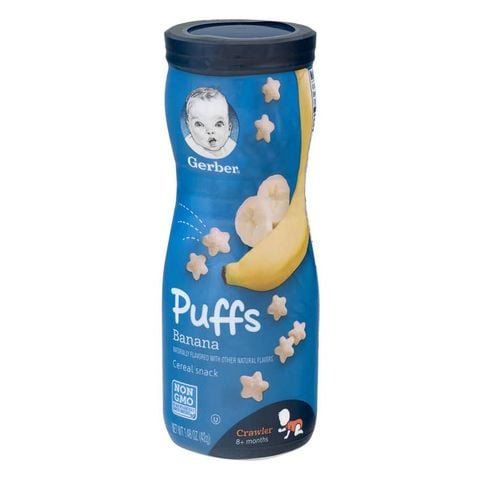 Bánh ăn dặm Gerber chuối (nội địa Mỹ)